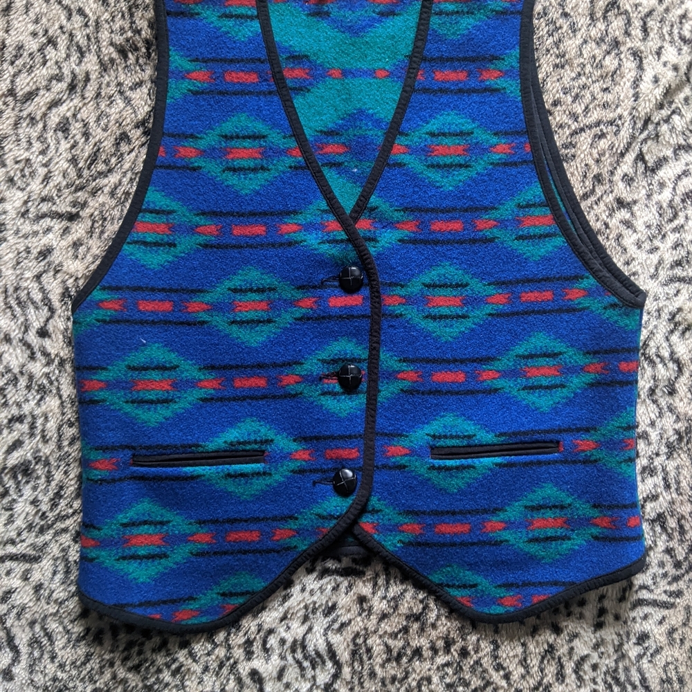Vintage wool vest - Picture 3 of 6